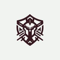 Spartan Edge Linear Spartan design vector