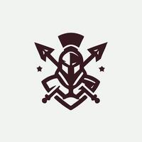Spartan Lineage Linear Spartan design vector