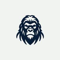 Mighty Primate Force Gorilla Design vector