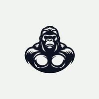 Primal Ape Gorilla Design vector