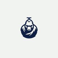 King of the Wild Gorilla Design vector