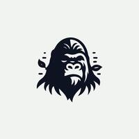 Primate Powerhouse Gorilla Design vector