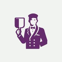 OnCall Waiters waiter design vector
