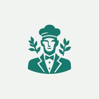 Fast Serve Squad waiter design vector