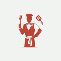 Tending Pros waiter design vector