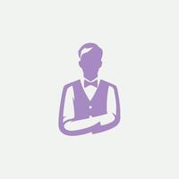 Swift Wait waiter design vector