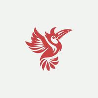 Sunset Wing tropical bird vector