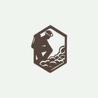 The Hidden Depths Caving Design vector