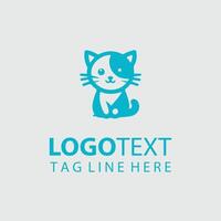 Meow Nest Kitten logo vector