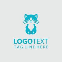 Paw Chase Kitten logo vector