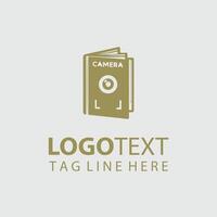 Shutter Style Camera Book vector