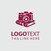 Lens Logic Camera Books vector