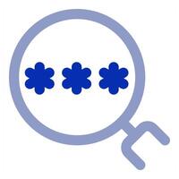 Search Password icon vector