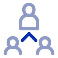 Hierarchy structure icon concept vector