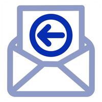 Receive Message icon concept vector