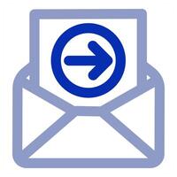 Send Message icon concept vector