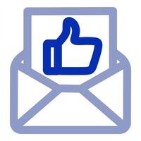 Like Message icon concept vector