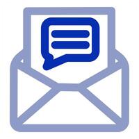 Letter Message icon vector