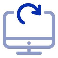 Update Laptop icon concept vector