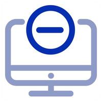 Remove Laptop icon concept vector