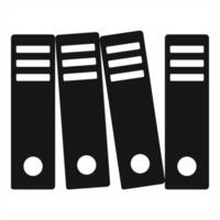 Files icon concept in red vector