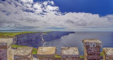 Breathtaking view of the Cliffs of Moher overlooking the Atlantic Ocean in Ireland 4 photo