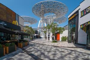 A modern view of Bluewaters Island in Dubai with futuristic architecture and urban elements 2 photo