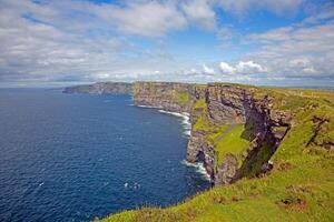 Breathtaking view of the Cliffs of Moher overlooking the Atlantic Ocean in Ireland 12 photo