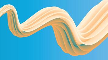 Abstract Fluid yellow and green color wave background, flow liquid lines design vector