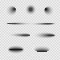 Set of round eyeshadows vector