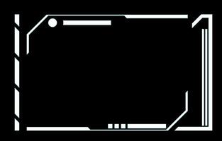 Live streaming frames for gamers, incorporating technology and futuristic design concepts. vector