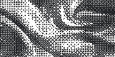 gradient halftone dots grunge wavy background vector