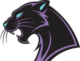 Dynamic Panther Head Graphic Design EPS File vector