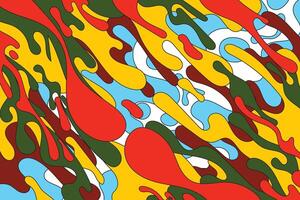 Abstract colorful fluid shapes background with smooth gradients, perfect for modern, dynamic, and artistic designs. vector