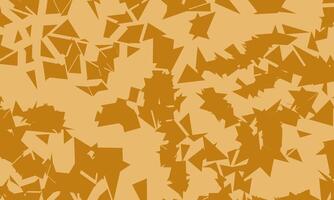 Colored chaotic texture. Brown abstract background with polygons vector