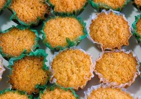 coconut macaroons or buko macaroons photo