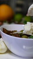 Mozzarella tomatoes Burrata with tomatoes and basil salad, creamy mozzarella, ripe tomatoes, and fragrant basil leaves video