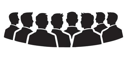 Gathering of Professionals A Illustration of Team Unity vector