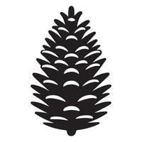 Detailed Pine Cone Illustration for Nature Themed Projects Stock Image vector