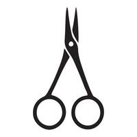 Silhouette Precise Small Scissors for Fine Detail Work Instrument Cut vector