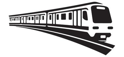 Modern Subway Train Illustration for Urban Transportation and Transit Systems vector