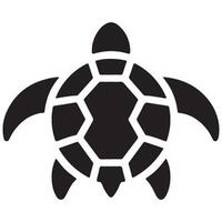 Abstract Turtle Silhouette Design Symbolizing Longevity and Wisdom vector
