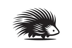 Porcupinefish Black Silhouette for Digital Design vector