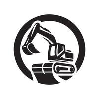 Excavator Graphic for Digital Use vector