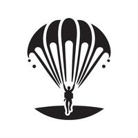 Parachute Symbol for Websites vector
