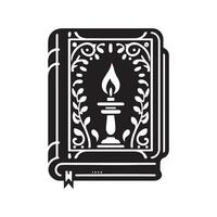 Stunning Black Book Silhouette for Digital Creatives vector