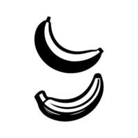 Banana Black for Mobile App Design vector