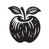 Apple Silhouette for Web Design vector