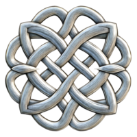 Intricate Celtic Knotwork Design With Traditional Looped Patterns Isolated On A Transparent Background png