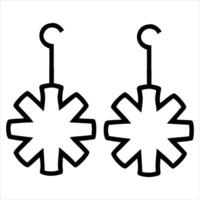 Modern Fashion Earring Design for Sublimation Creation vector